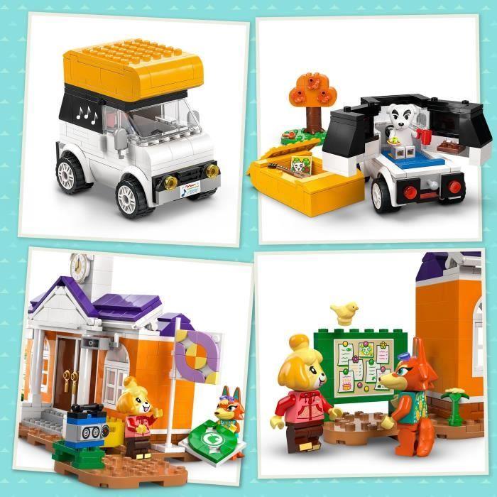 LEGO® Animal Crossing 77052 Concert de Kéké sur la Place - Jouet à Construire avec Café