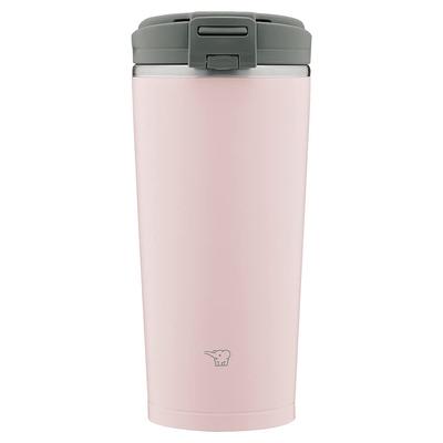 ZOJIRUSHI Wasserbecher mit nahtlosem Klappdeckel im Vintage-Stil, einfach zu tragen, nur 2 Teile pro Flasche, Deckel, Becher, tragbar, Typ, 300 ml, Rose