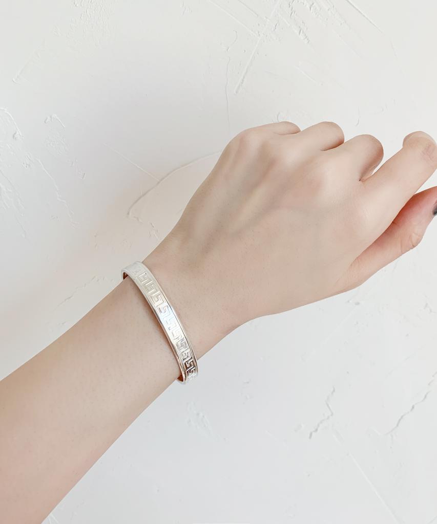 Sabona London S3 Silver Plated Olympia Copper Bangle
