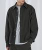 SLOWACID Washed Herringbone Shirt Jacket [Charcoal]