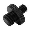 1 4 Inch Male to 3 8 Inch Male Metal Thread Screw Converter Adapter for Camera Tripod