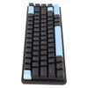 Gaming Keyboard USB 68 Keys Blue Switch N Key Rollover 10 RGB Backlit Modes Wired Keyboard for Desktop Laptop Black Blue