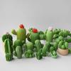 Set di Stampini in Silicone per Candele Succulente e Cactus 3D Kit per Sapone Fatto a Mano, Artigianato in Gesso, Stampo per Colata in Resina Epossidica, Strumenti per la Cottura di Torte