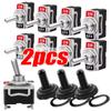 Rocker Switch Heavy-duty On/off Rocker Switch Waterproof Cap SPST Rocker Switch Suitable for Auto Marine Applications 2-pin SPST Battery Switches5
