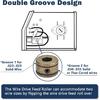 Drive Roller for Lincoln Electric Weld Pak 100 / 100HD / 125/155 / 175HD / 3200HD/ 5000HD Welder, Groove Wire Feed Roll .030” - .035” & .023” -