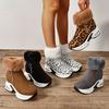 Snow Boots Women 2025 Winter New Flip Flop Short Tube Padded Warm Boots