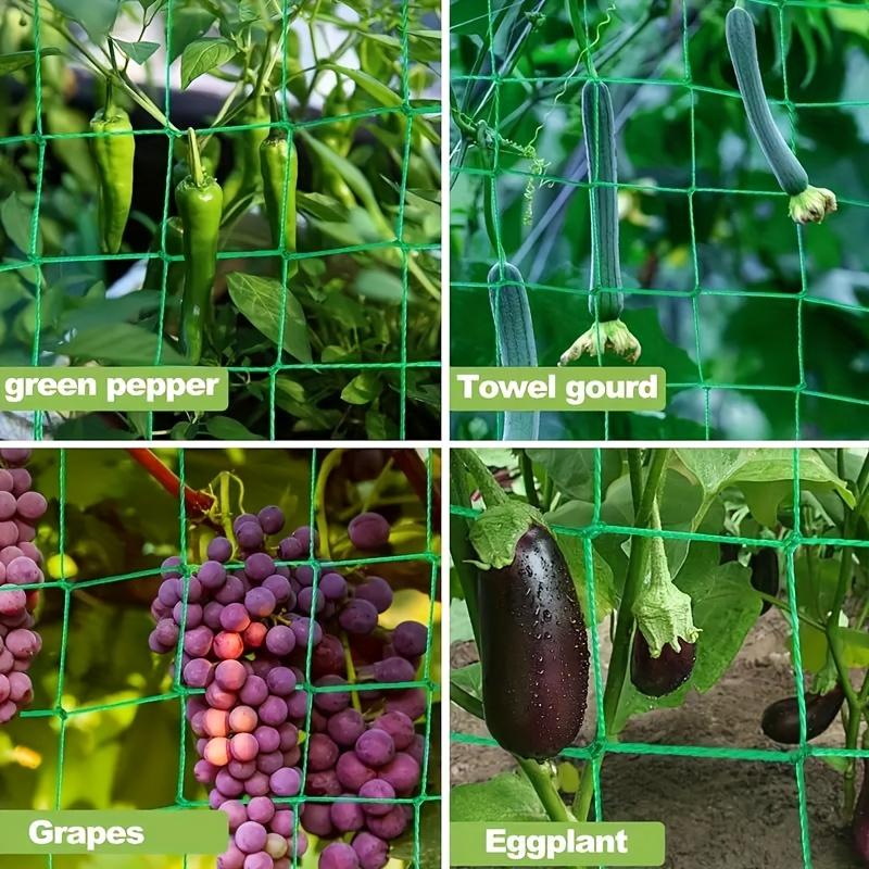 High-quality Garden Climbing Netting Strong PE Plant Trellis for Climbing Plants Loofah Morning Glory Flowers Cucumber Vine
