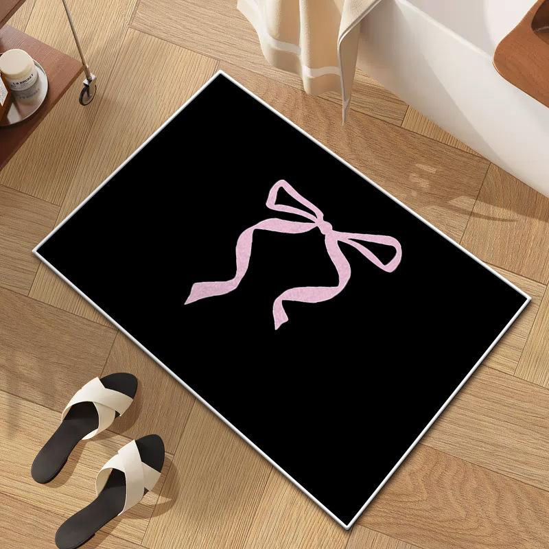 Household Toilet Floor Mat Bathroom Absorbent and Dirty Mat Bedroom Toilet Door Mat Entry Mat Carpet