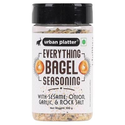 Urban Platter Koření na bagely, 100 g (Klasická americká kořenící směs s mořskou solí | Dochutí toasty, chleby a saláty)