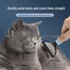 Dual-Sided Stainless Steel Pet Comb for Hair Removal & Dematting