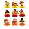 9 Pcs Autumn Thanksgiving Honeycomb Centerpiece 3D Honeycomb Fall Decoration