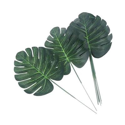 1 Stück Hochsimulation Künstliches Monstera Tropische Pflanze Blatt für Büro Ladendekorationen Heimpartydekor Pflanzen Hausdekor