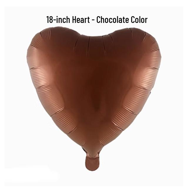 18" Heart-Shaped Foil Balloon for Weddings & Valentine's Day Celebrations