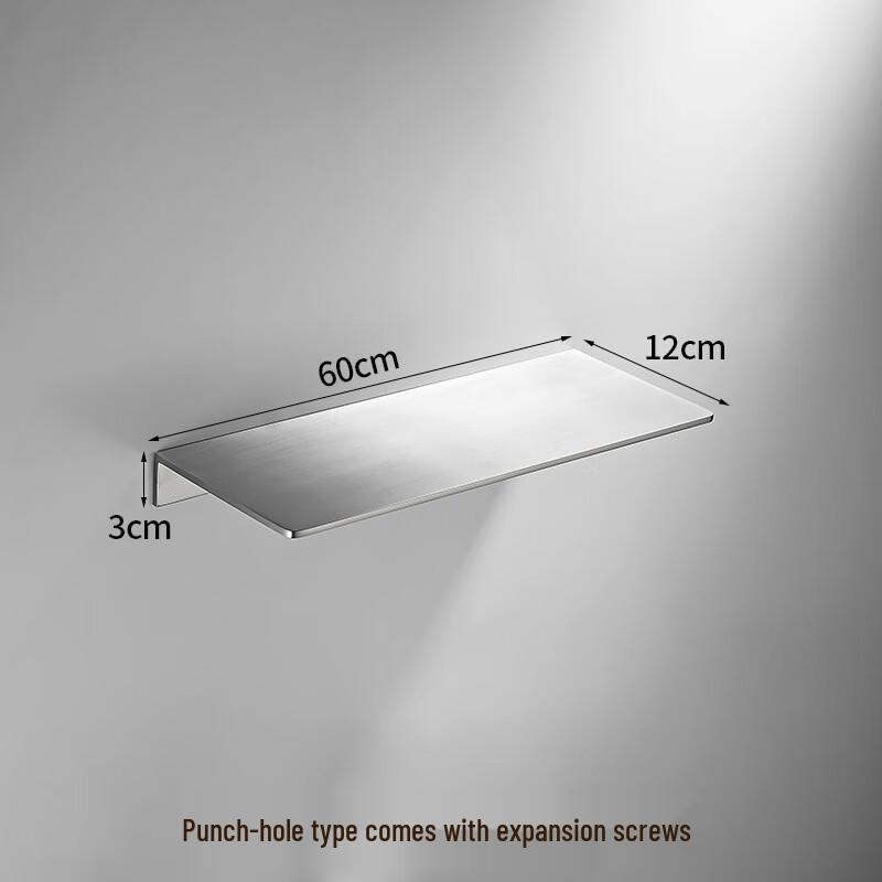 MDNG 304 Stainless Steel No-Drill Bathroom Storage Shelf