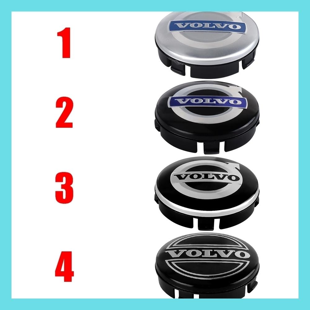 4ks/Sada 56/60/64MM Krytky středů kol automobilu Kryt emblému pneumatiky Pro Volvo T6 AWD C30 C40 C50 C70 S40 S60 S70 S80 S90 V40 V50 XC90