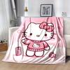 1pc. Cute Hello Kitty Pink Blanket - Perfect for Home, Office, Outdoor Use & Gift Ideaz0411247