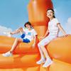 Skechers Go Run 400 V2 Abriebfest Rückprall Atmungsaktiv Niedrig geschnitten Kinder Laufschuhe Weiß 405253L-WHT