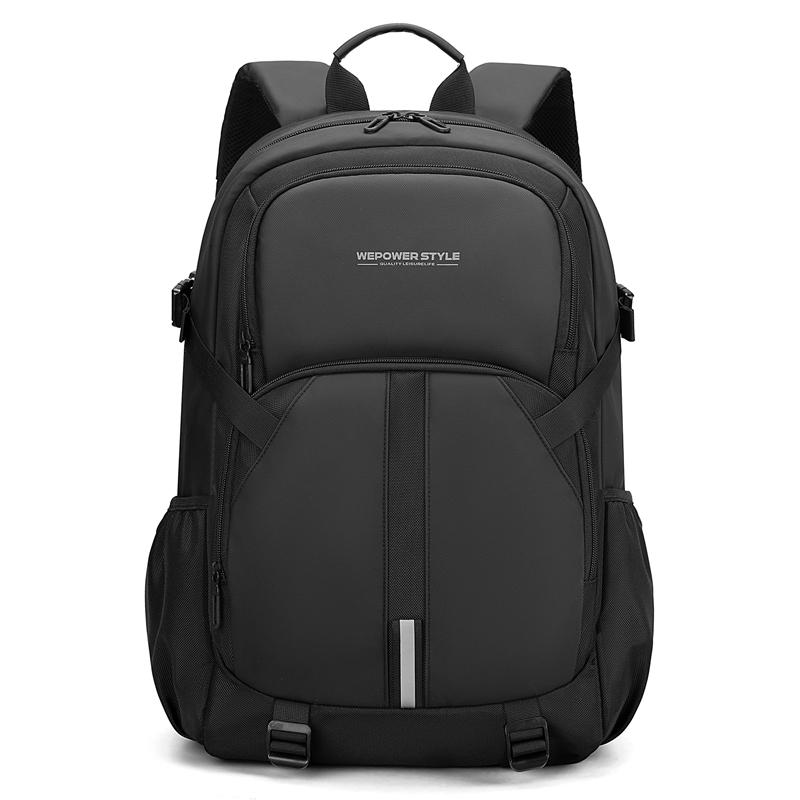 

Новый мужской рюкзак большой вместимости, дорожный, универсальный, для компьютера, повседневный деловой рюкзак 46*30*20 чёрный