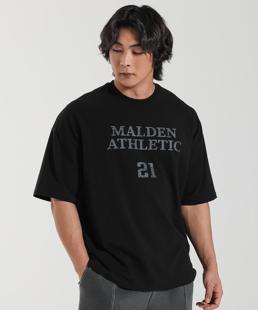 Moldeun Standard Loose Fit Crack T-Shirt