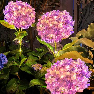 Simulated Solar Simulation Flower Lights Warm Light Landscape Lawn Lamp Outdoor Courtyard