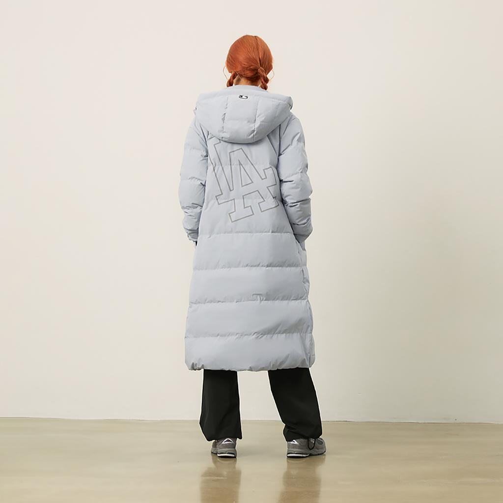 New MLB Los Angeles Dodgers Basic Collection FW24 Down Jacket Unisex Light Gray 3ADJB1646-07GRL