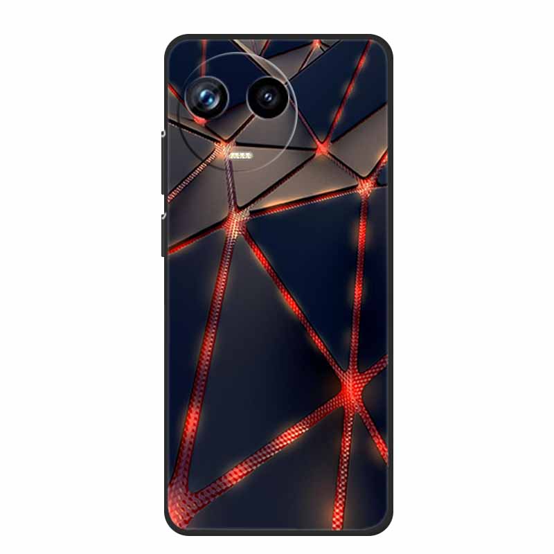 For Realme 11 11X 5G RMX3780 Case TPU Animals Soft Silicone Bumper Back Cover Phone Cases for Realme11X RMX3785 Wolf Cool Fundas