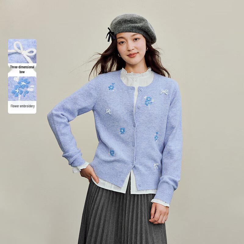 

Кардиган вязаный Inman с вышивкой в виде бантика XL