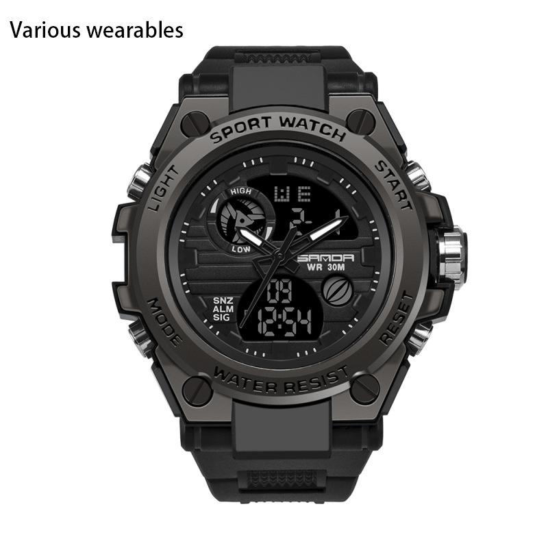 New Harajuku Style Skull Waterproof Men's Electronic Multi-Function Electronic Watch Outdoor Sports Men's Watch