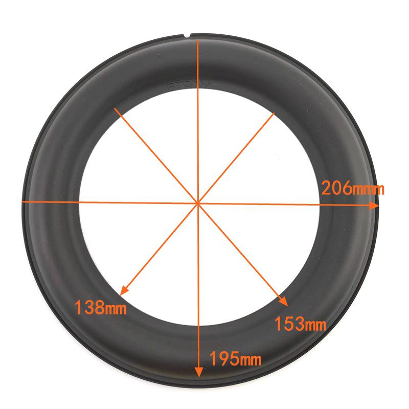

8 HiVi Subwoofer with Rubber Surround & Mid-bass Speaker Ring Accessories
