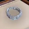 Bracciale Regolabile in Oro Vero Galvanizzato con Zir*****val Diamond, Lusso Leggero, Bracciale alla Moda di Alta Gamma, Gioiello Versatile per il Pendolarismo