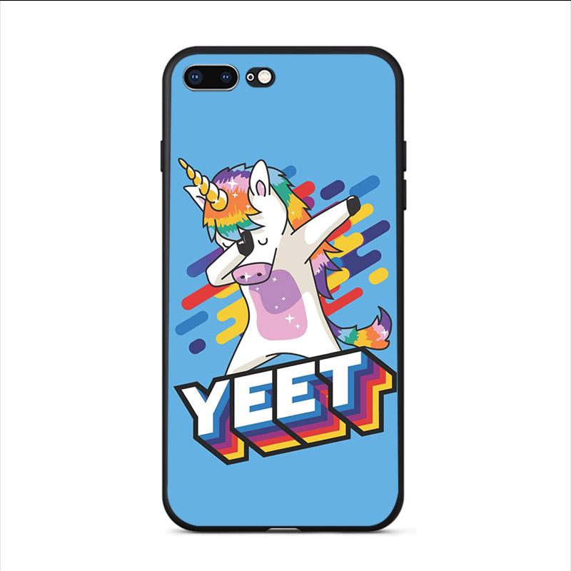 Funny YEET OR BE YEETED Meme Black Soft TPU Phone Case Covers for iPhone 8 7 6 6S Plus 5 5S SE 2020 XR X XS MAX Coque Shell Capa