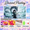Muichiro Tokito 5D DIY Diamond Painting Custom Name Text, Full Drill Rhinestone Mosaic Art Home Gift