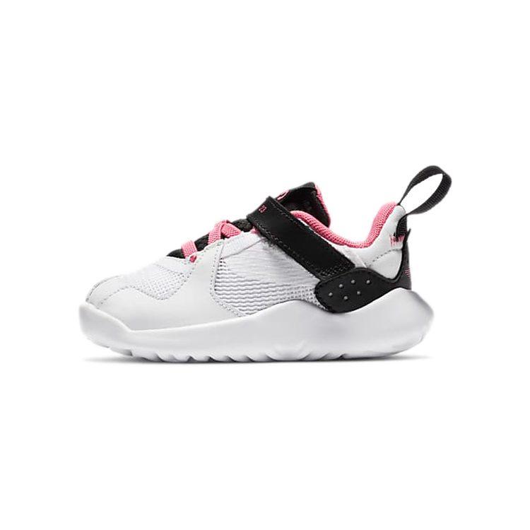 Jordan Delta Slip Resistant Cushioning Abrasion Resistant Low top Toddler Shoes White Black Infant And Toddler CV5161-106