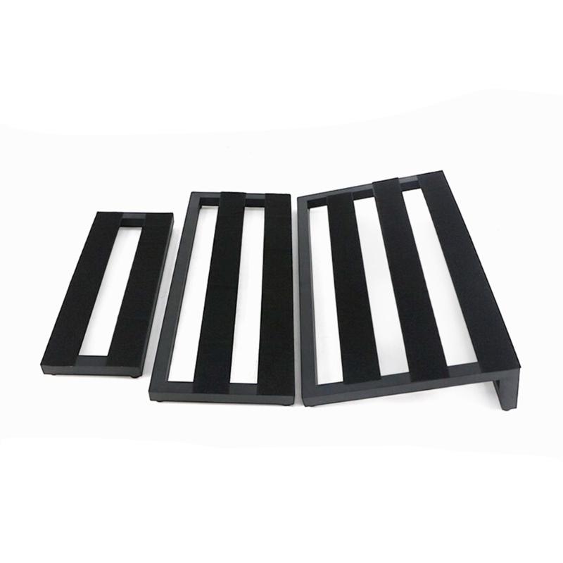 Nonslip Effect Track Board Metal Guitar Effect Pedal Board Stable Practical Effects Bracket for Musical Instrument