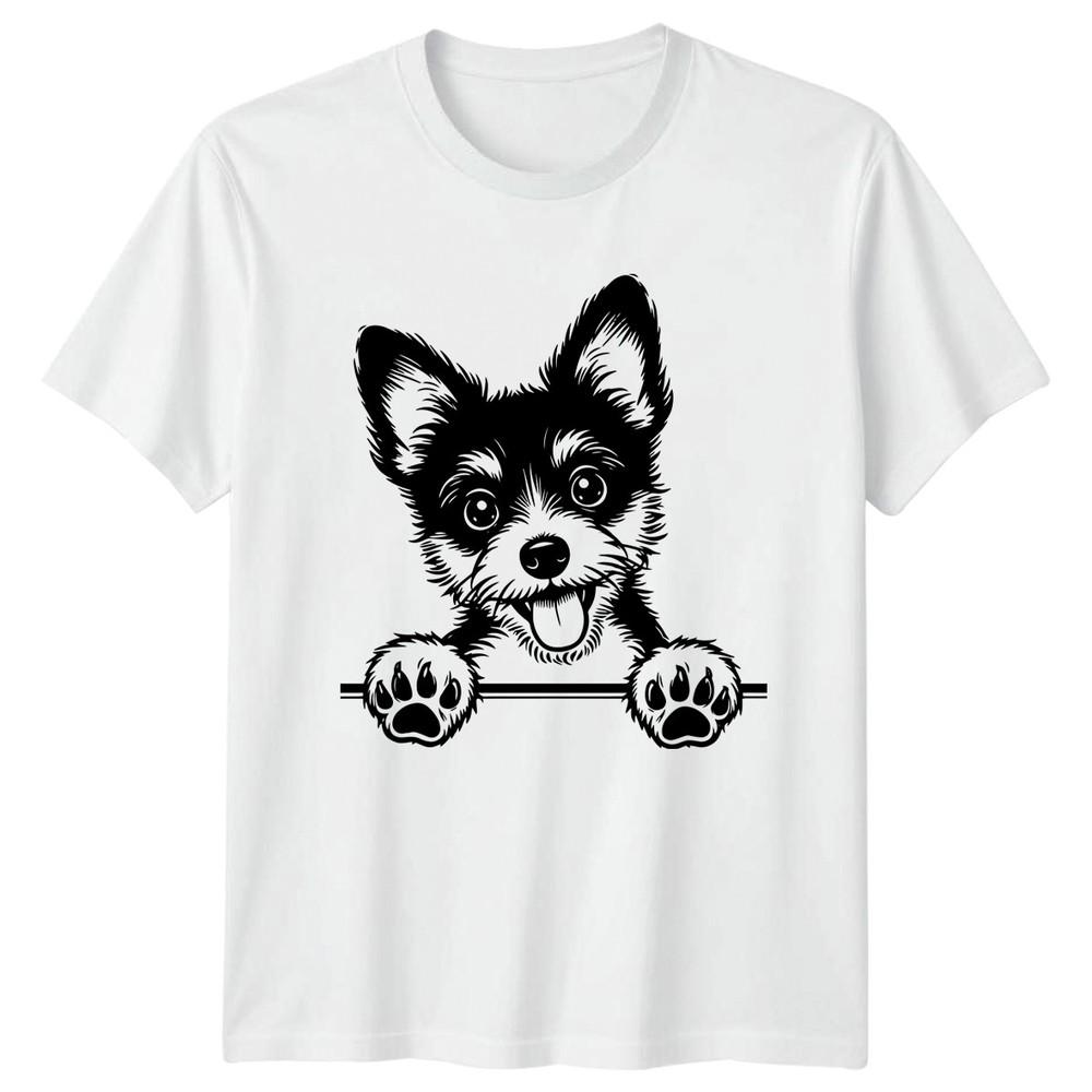 Peeking Dog Paws Dogs Animals Unisexs TShirt Unisexs Tee Graphic Unisex Top S