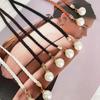 Elegant Braided Leather Pearl Belts For Women Lady Long Hemp Rope Thin Knot Waist Belt Bohemia Summer Tour Decor Waistband