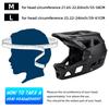 Fullface Mountainbike-Helm für Erwachsene, Racing Downhill MTB-Helm für Männer/Frauen, Mountainbike-Helm für Erwachsene mit Visier, über 31 Belüftungsöffnungen