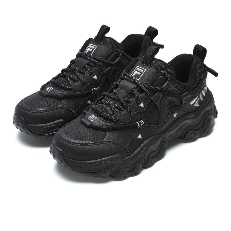 Fila Cat Paw 5th Generation Fleece Original Sneakers Y2K Retro Running Shoes Comfortable Versatile Breathable Low Top Dad Shoes F12W442107FBK