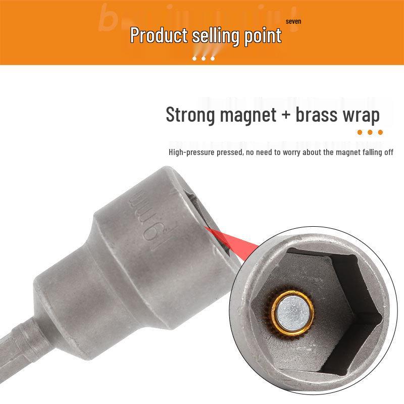 1/4'' Magnetic Hex Socket Bit Set for Electric and Cordless Impact Drivers