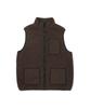 Snow Peak Recycled Wool Boa Vest and Dark Size M JK-25AU023, Men's Women's, Brown,