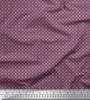 Soimoi Japan Crepe Satin Fabric Geometric Small Print Fabric by Metre 42 Inch