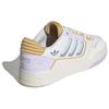 Adidas DROP STEP 2.0 Anti-Slip Wear-Resistant Low-Top Skateboard Shoes Women's White Purple Sneakers JP5887