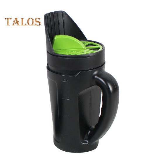 

2.5л ручной разбрасыватель семян с регулируемыми размерами отверстий садовый сельскохозяйственный ручной разбрасыватель для семян соли удобрение размораживатель A