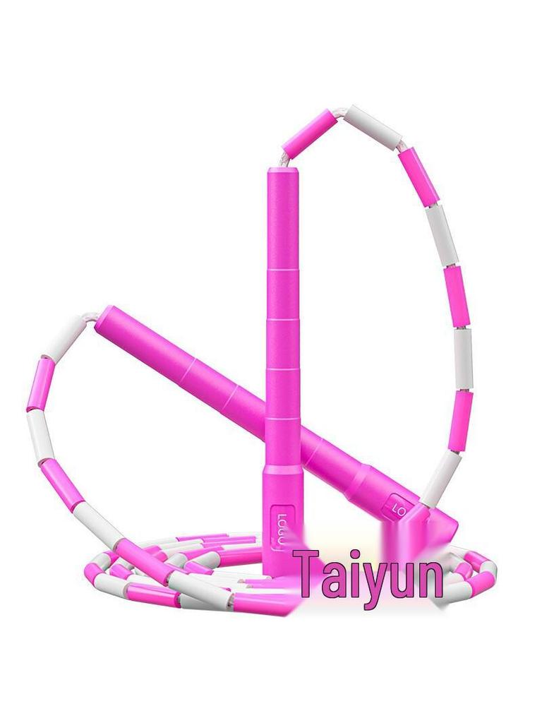 Children’s Durable Bamboo Jump Rope: Non-Tangling, Wear-Resistant, Drop-Proof, with Name Sticker—Ideal for Primary and Middle School Sports Training.