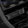 For SEAT Ateca 5F 2016-2025 For Cupra Ateca 5F 2018-2025 Real Soft Carbon Fiber Sticker LHD RHD Car USB Charging Port Frame Trim