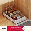 Pull Out Cabinet Drawer Organizer Expendable Slide Out Kitchen Cabinet Storage Shelves Heavy Duty Organizer for Tableware
