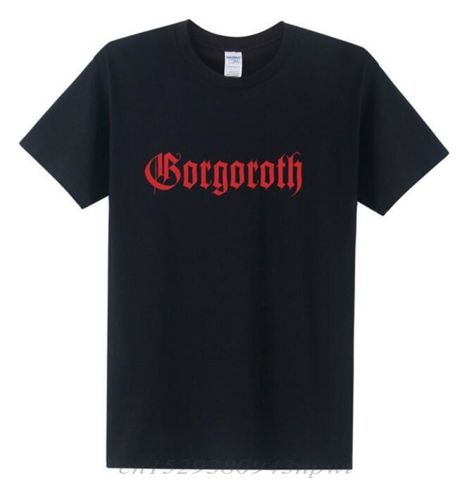GORGOROTH T Shirts Men Rock Band Thrash Black DEATH HEAVY METAL PUNK Rap Twilight of the Idols Tshirt