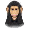 Halloween Orangutan Head Mask Costume for Women Man Cosplay Party Halloween Orangutan Mask Scary Orangutan Headgear