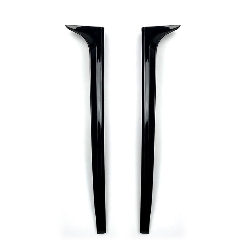 1 par glänsande svart bil bakruta sidospoiler för VW Polo MK5 6R 6C 2011-2017