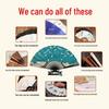 Silk Folding Fan: 8"-10" Waterproof, Tear-resistant, Calligraphy-Ready, Traditional Style